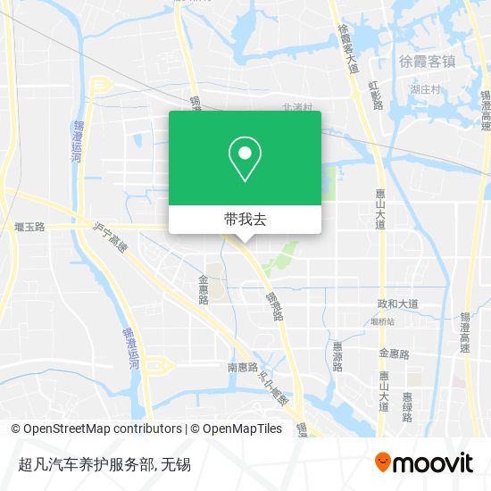 超凡汽车养护服务部地图