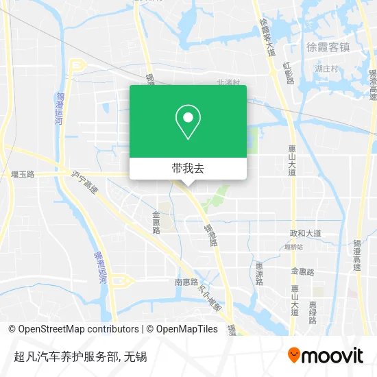 超凡汽车养护服务部地图