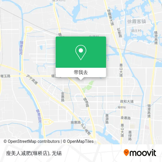瘦美人减肥(堰桥店)地图