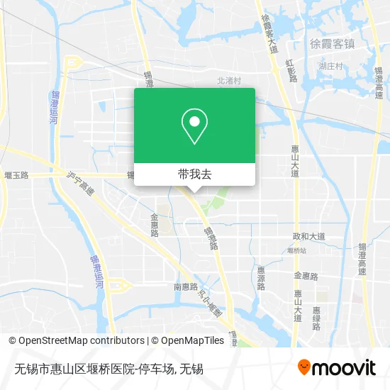 无锡市惠山区堰桥医院-停车场地图