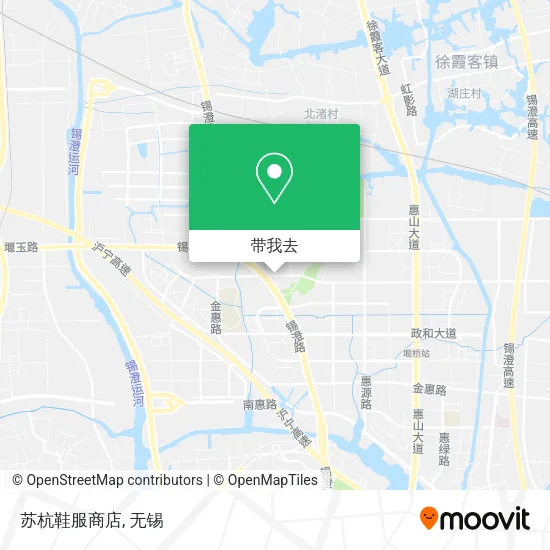苏杭鞋服商店地图