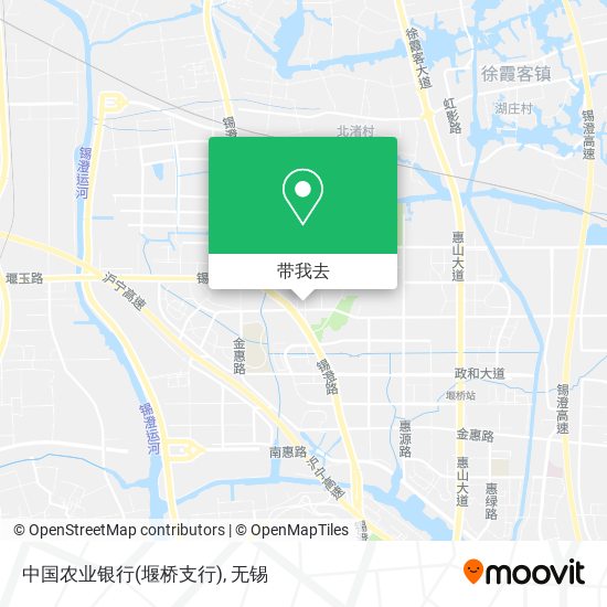 中国农业银行(堰桥支行)地图