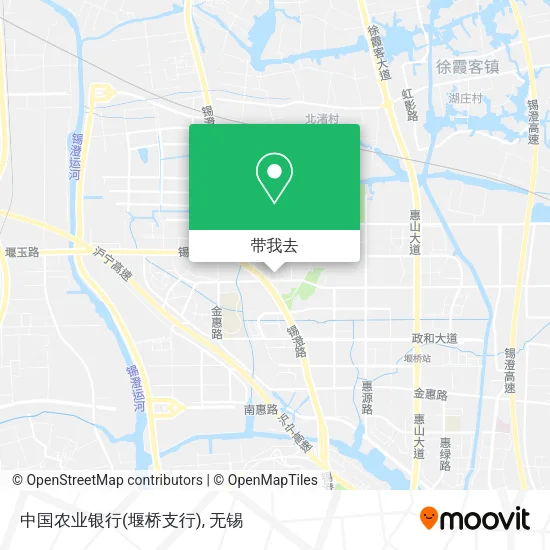 中国农业银行(堰桥支行)地图