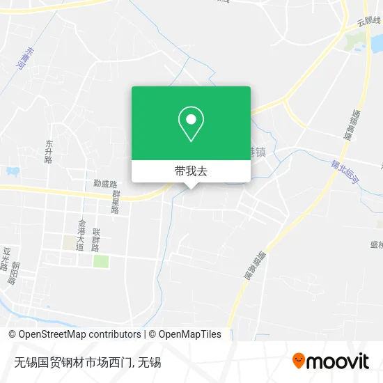 无锡国贸钢材市场西门地图