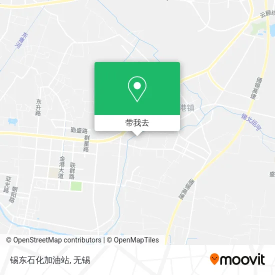 锡东石化加油站地图