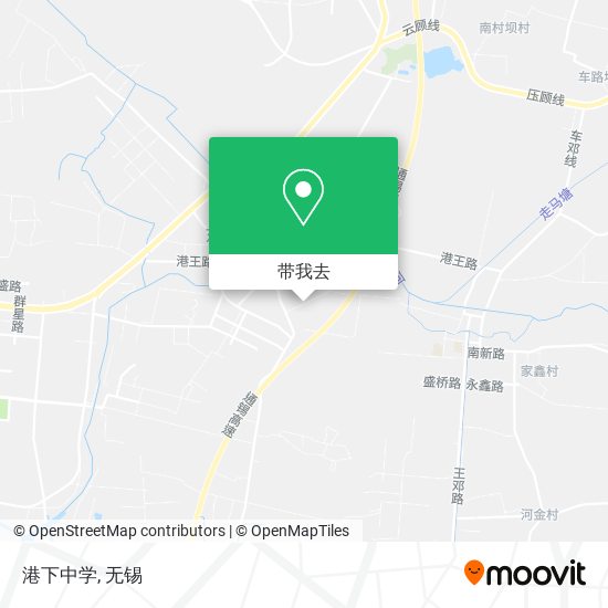 港下中学地图