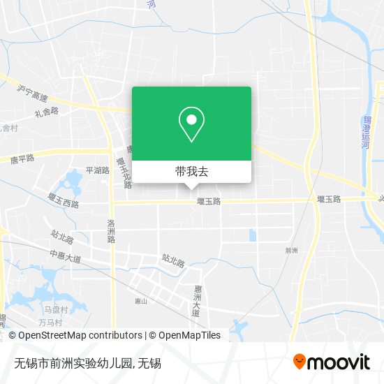 无锡市前洲实验幼儿园地图