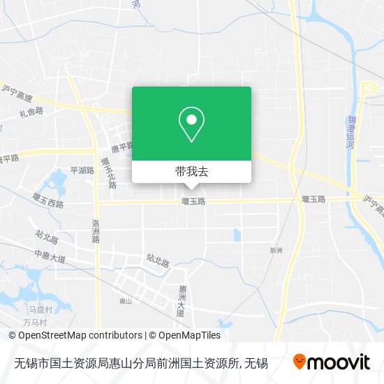无锡市国土资源局惠山分局前洲国土资源所地图