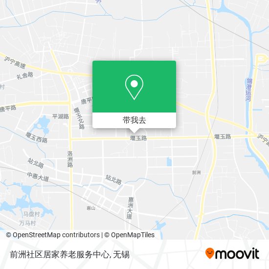 前洲社区居家养老服务中心地图