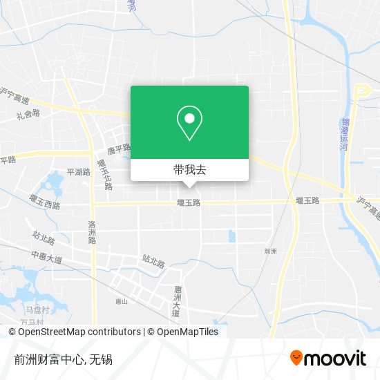 前洲财富中心地图