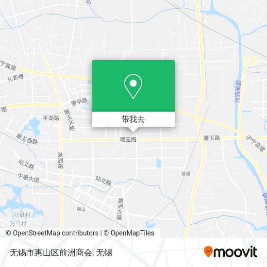 无锡市惠山区前洲商会地图