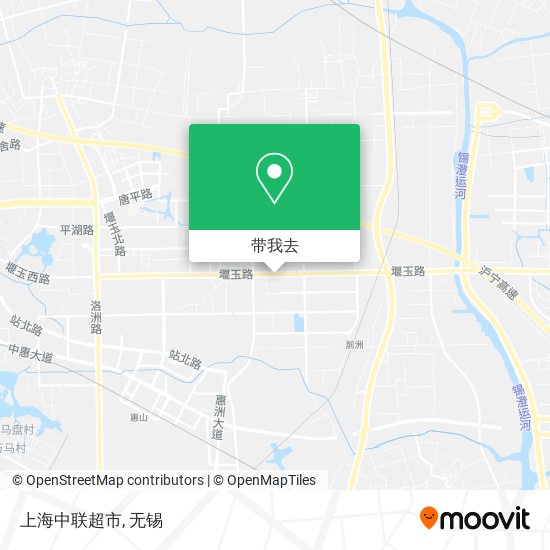 上海中联超市地图