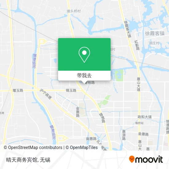 晴天商务宾馆地图