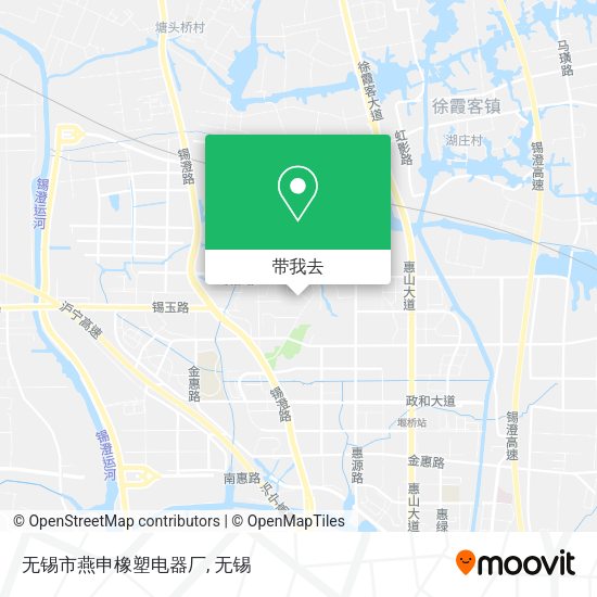 无锡市燕申橡塑电器厂地图