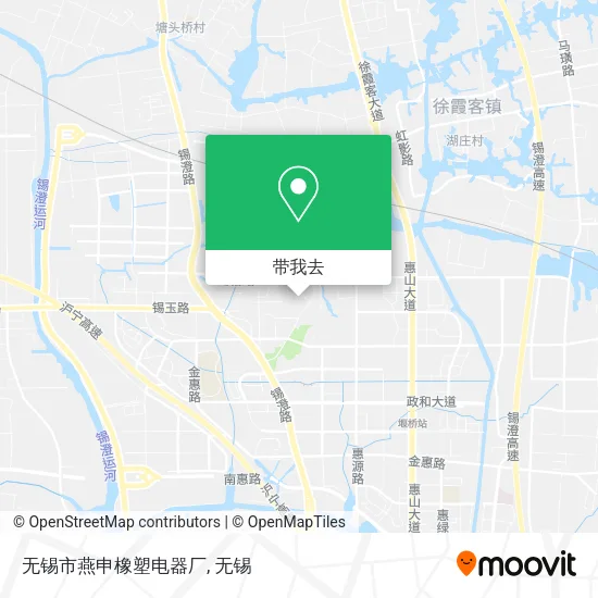 无锡市燕申橡塑电器厂地图