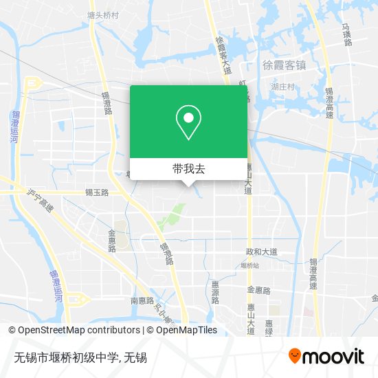 无锡市堰桥初级中学地图