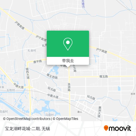 宝龙湖畔花城-二期地图