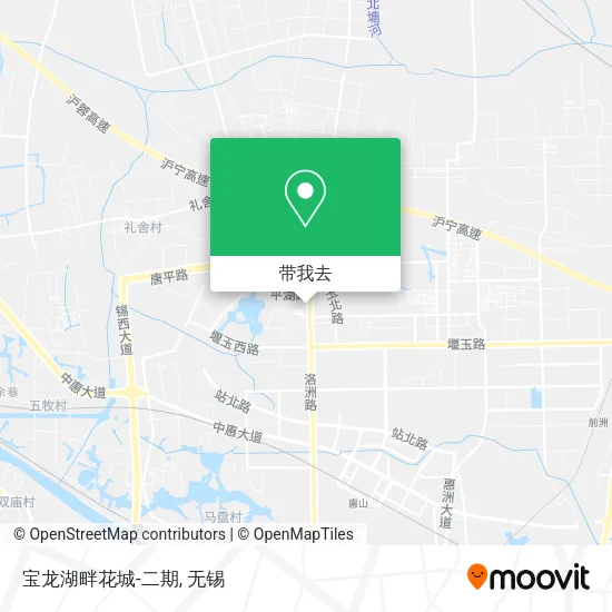 宝龙湖畔花城-二期地图