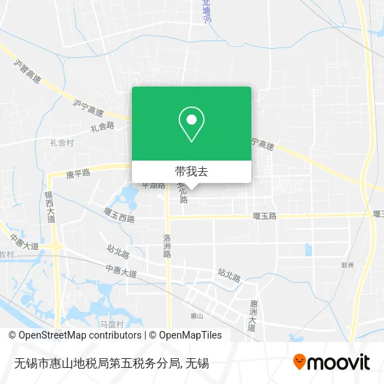 无锡市惠山地税局第五税务分局地图