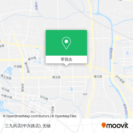 三九药店(中兴路店)地图