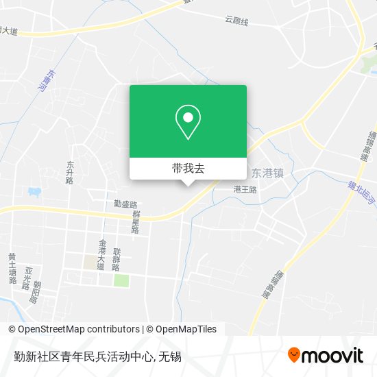 勤新社区青年民兵活动中心地图