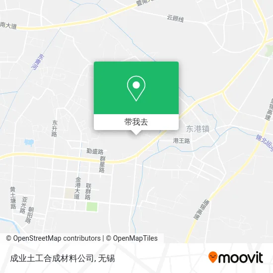 成业土工合成材料公司地图