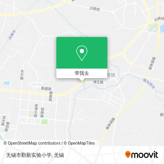 无锡市勤新实验小学地图