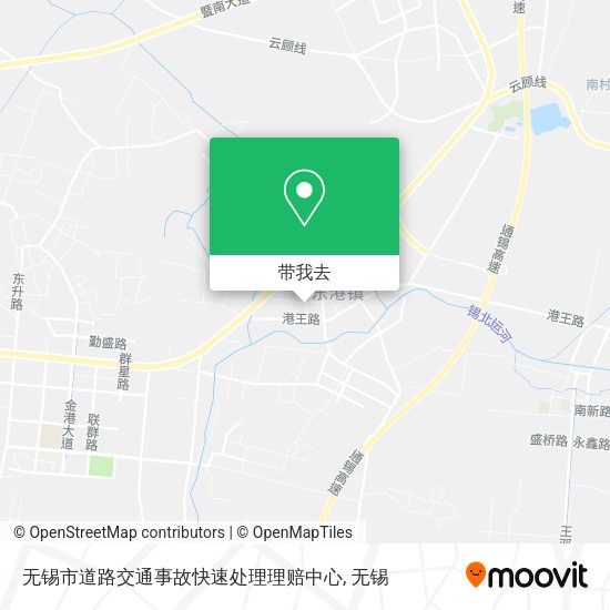 无锡市道路交通事故快速处理理赔中心地图