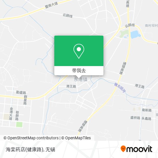 海棠药店(健康路)地图
