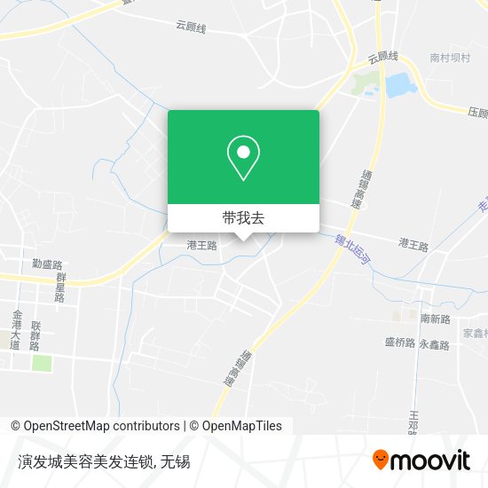 演发城美容美发连锁地图