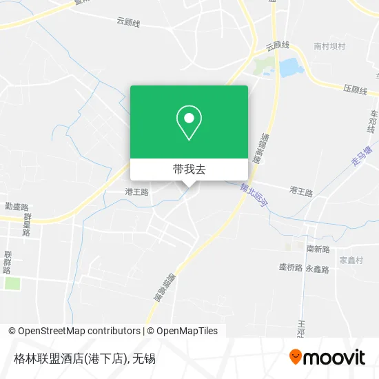 格林联盟酒店(港下店)地图