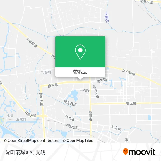 湖畔花城a区地图