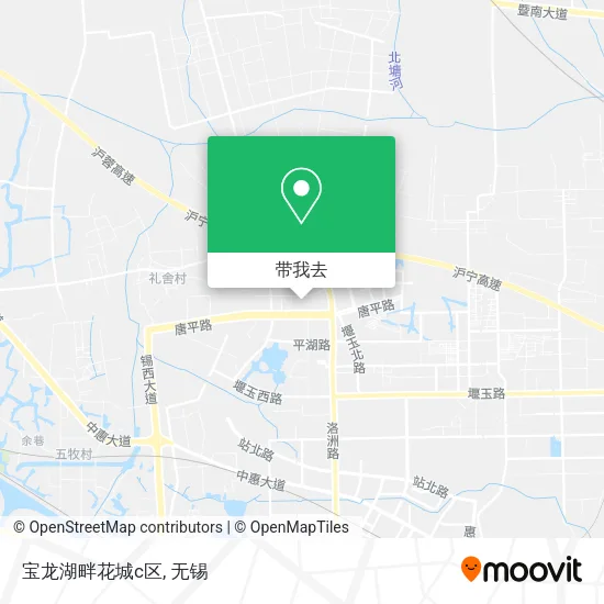 宝龙湖畔花城c区地图