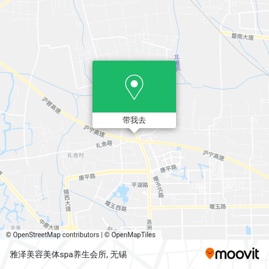 雅泽美容美体spa养生会所地图