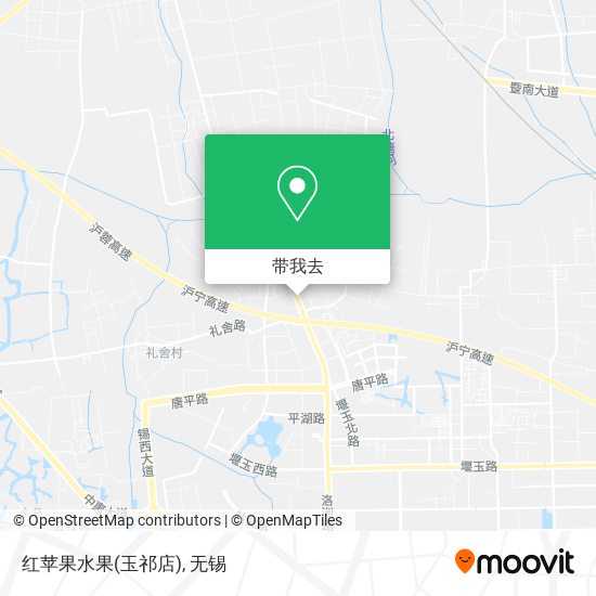 红苹果水果(玉祁店)地图
