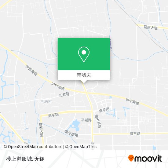 楼上鞋服城地图