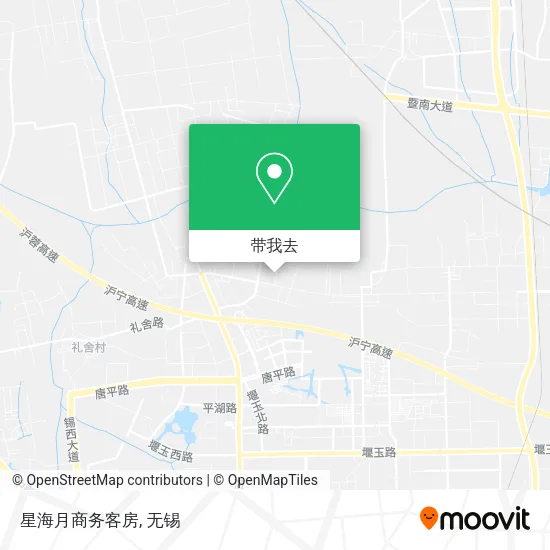 星海月商务客房地图