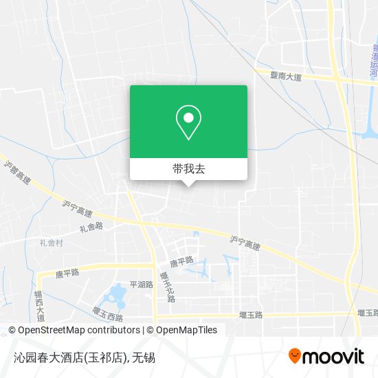 沁园春大酒店(玉祁店)地图