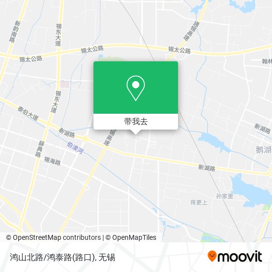 鸿山北路/鸿泰路(路口)地图