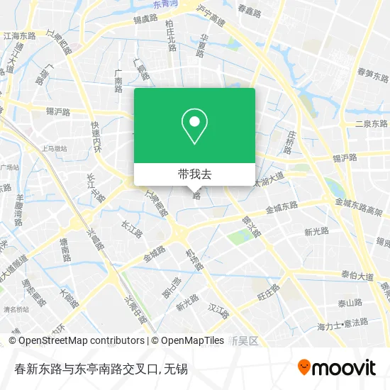 春新东路与东亭南路交叉口地图