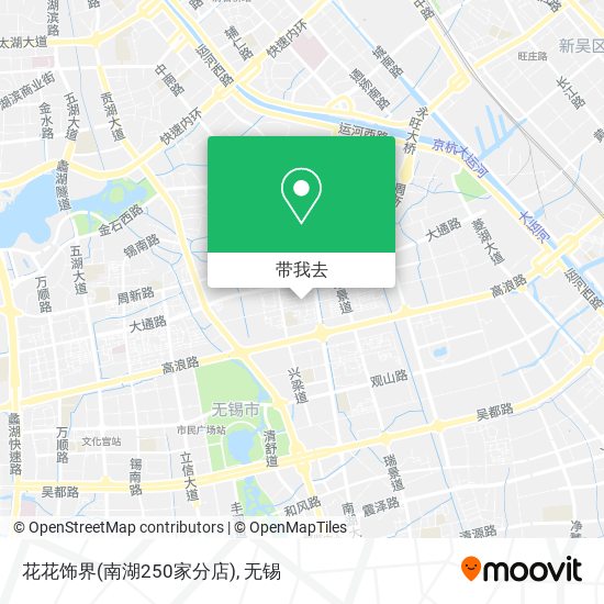 花花饰界(南湖250家分店)地图