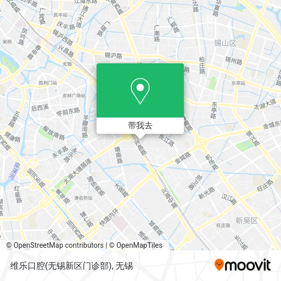 维乐口腔(无锡新区门诊部)地图