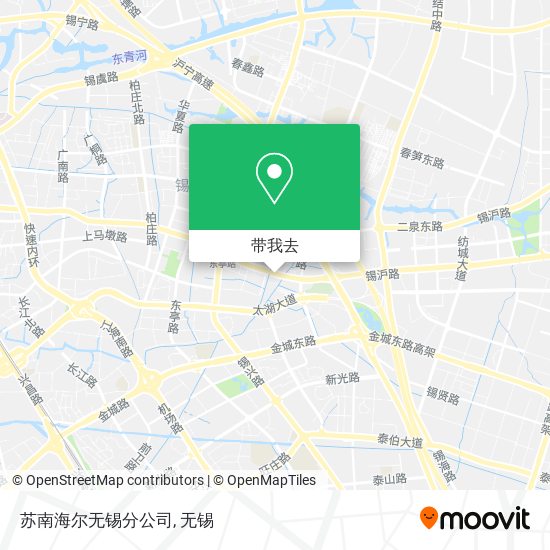 苏南海尔无锡分公司地图