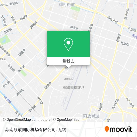 苏南硕放国际机场有限公司地图