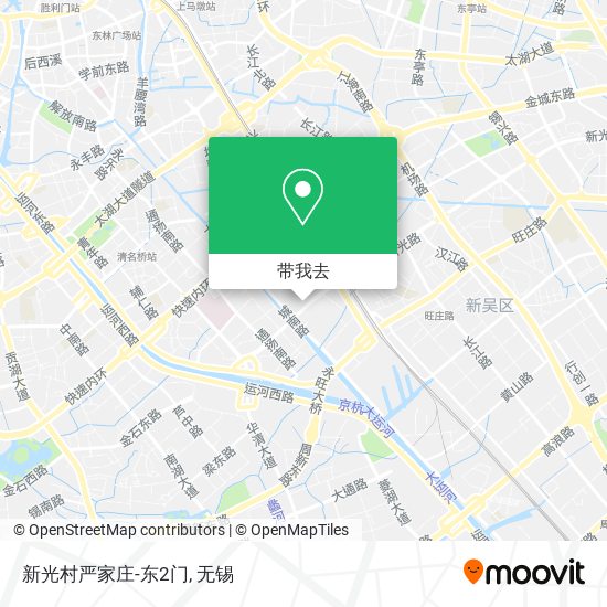 新光村严家庄-东2门地图