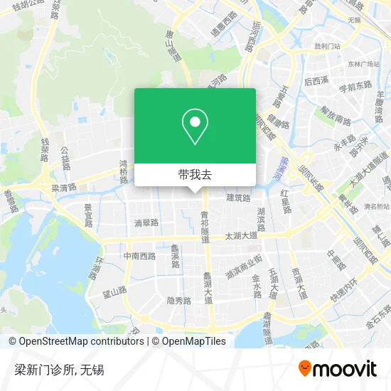 梁新门诊所地图