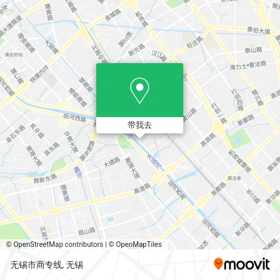 无锡市商专线地图