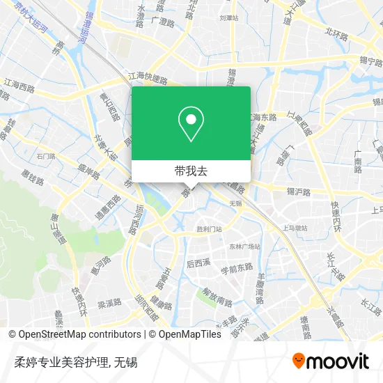柔婷专业美容护理地图