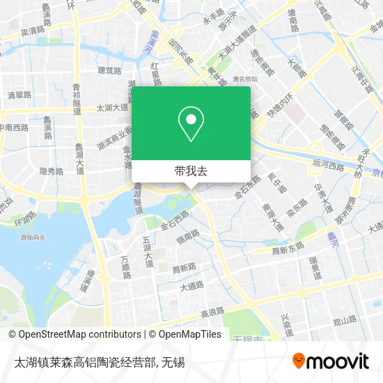 太湖镇莱森高铝陶瓷经营部地图