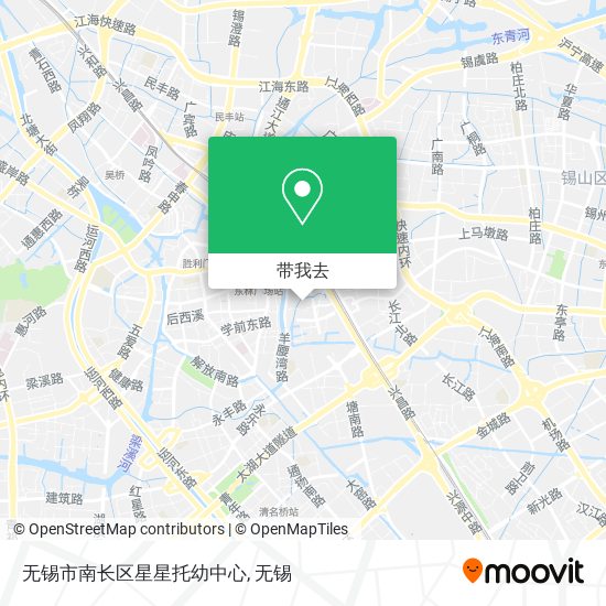 无锡市南长区星星托幼中心地图